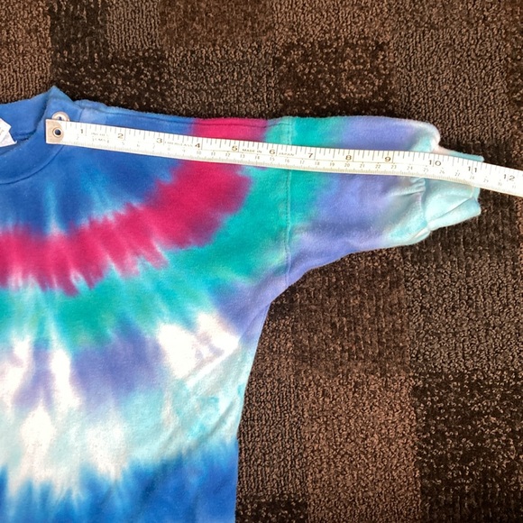Vintage Baby Tie Dye One Piece Long Sleeve Cotton Jumpsuit Size 6 months Unisex - Picture 7 of 10